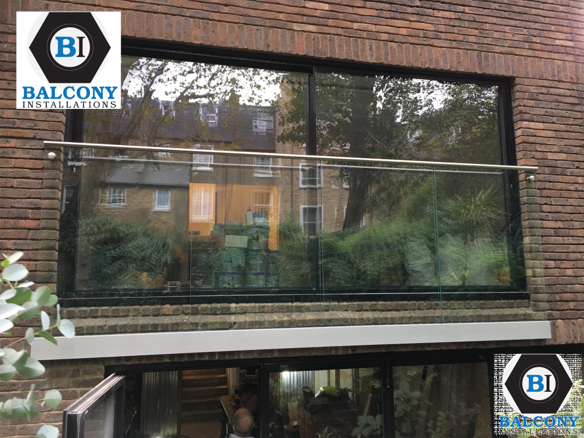 Juliet Balcony - Frameless side fixed channel Balcony Installations