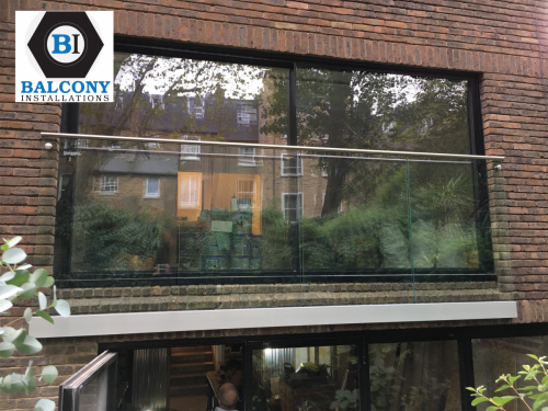 Juliet Balcony - Frameless side fixed channel Balcony Installations